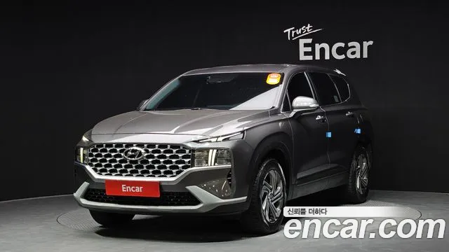 Hyundai The New Santa Fe 2021 Серый из Кореи