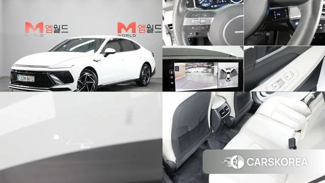 Hyundai Sonata D Edge (DN8) 2023 Белый из Кореи