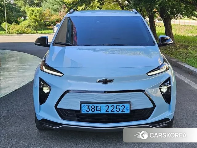 Chevrolet (GM Daewoo) Bolt EUV 2022 Небесно-голубой из Кореи