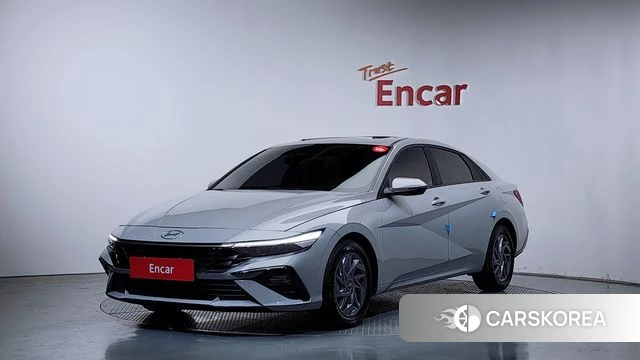 Hyundai The New Avante (CN7) 2023 Серебряный из Кореи