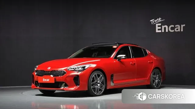 Kia Stinger Meister 2021 Красный из Кореи