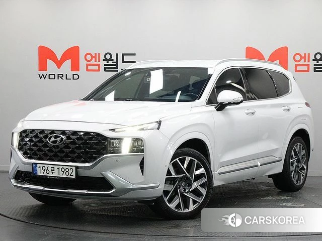 Hyundai The New Santa Fe 2021 Белый из Кореи