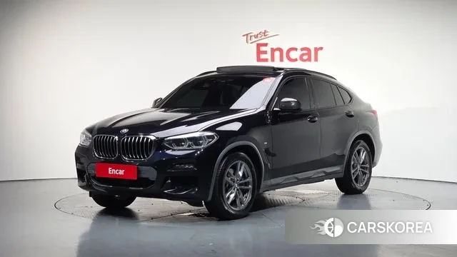BMW X4 (G02) 2021 Черный из Кореи
