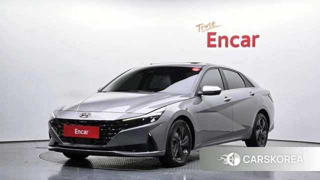 Hyundai Avante (CN7) 2021 Серый из Кореи