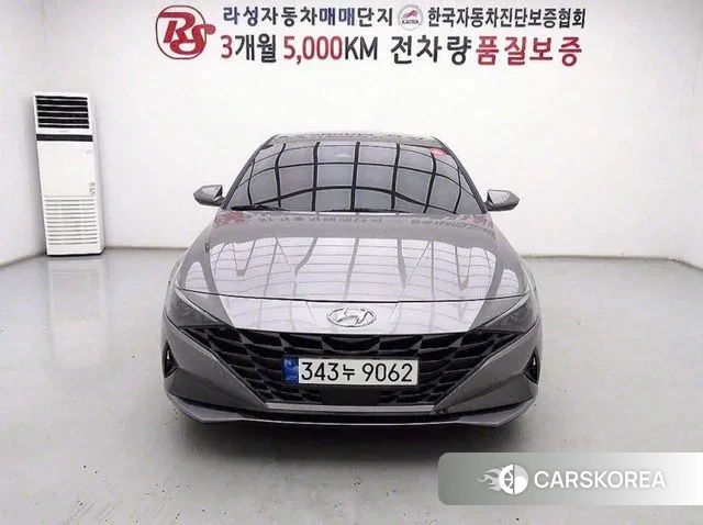 Hyundai Avante (CN7) 2021 Серый из Кореи