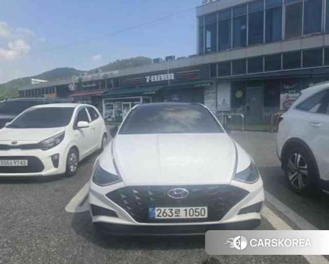 Hyundai Sonata (DN8) 2021 Белый из Кореи