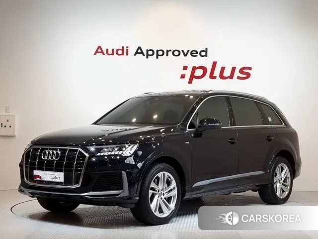 Audi Q7 (4M) 2021 Черный из Кореи