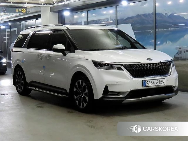 Kia Carnival 4th generation 2021 Белый из Кореи