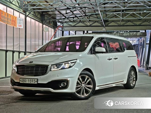 Kia All New Carnival 2018 Белый из Кореи