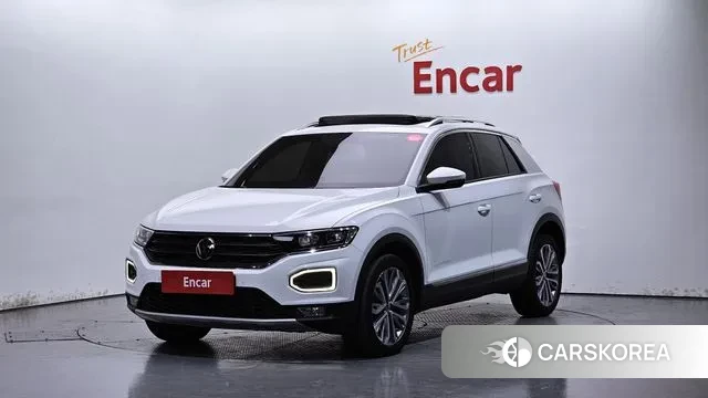 Volkswagen T-Roc 2021 Белый из Кореи