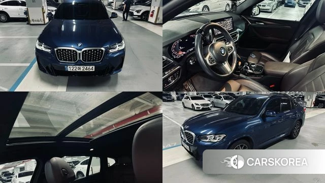 BMW X4 (G02) 2022 Синий из Кореи