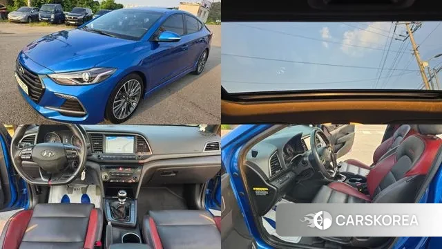 Hyundai Avante AD 2018 Синий из Кореи