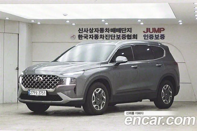 Hyundai The New Santa Fe 2022 Серый из Кореи