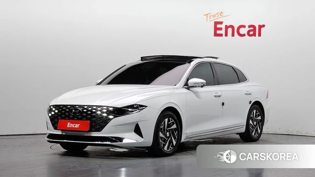Hyundai The New Grandeur IG Hybrid 2021 Белый из Кореи