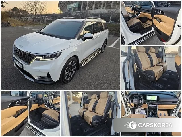 Kia Carnival 4th generation 2022 Белый из Кореи