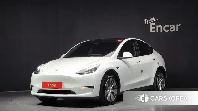 Tesla Model Y 2022 Белый из Кореи
