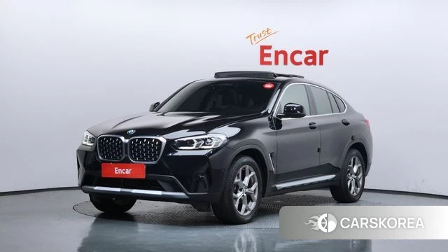 BMW X4 (G02) 2022 Черный из Кореи