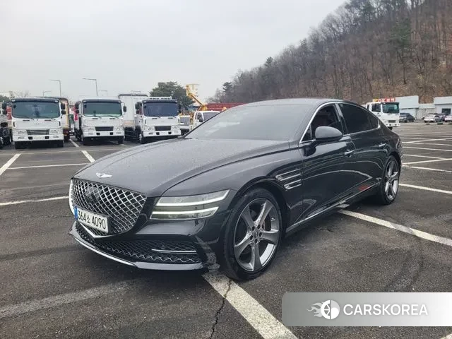 Genesis G80 (RG3) 2020 Черный из Кореи