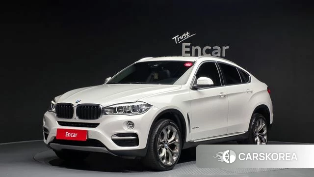 BMW X6 (F16) 2018 Белый из Кореи