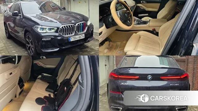 BMW X6 (G06) 2021 Черный из Кореи