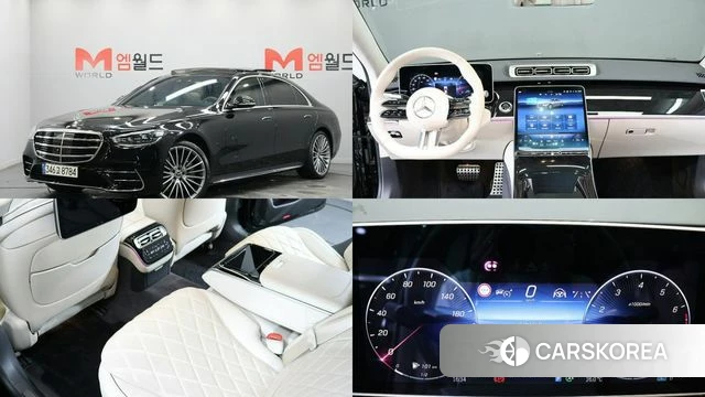Mercedes-Benz S-Class W223 2024 Черный из Кореи