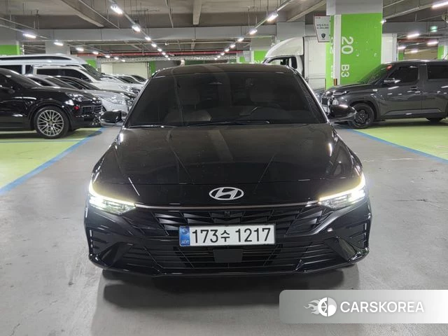 Hyundai The New Avante (CN7) 2025 Черный из Кореи