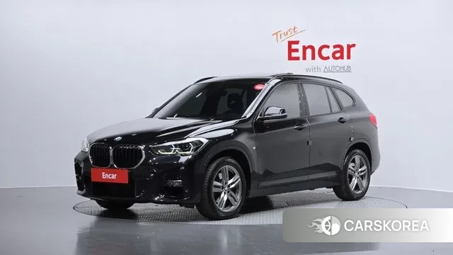 BMW X1 (F48) 2022 Черный из Кореи