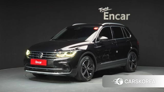 Volkswagen Tiguan second Generation 2021 Черный из Кореи