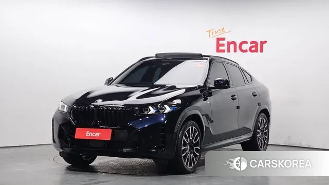 BMW X6 (G06) 2024 Черный из Кореи