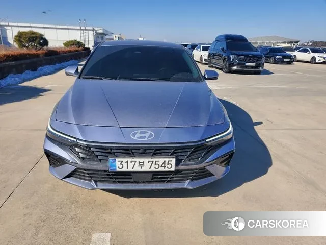 Hyundai The New Avante (CN7) 2025 Небесно-голубой из Кореи