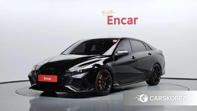 Hyundai Avante (CN7) 2021 Черный из Кореи
