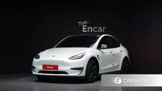 Tesla Model Y 2021 Белый из Кореи