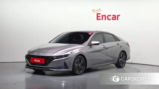 Hyundai Avante Hybrid (CN7) 2022 Серебристо-серый из Кореи