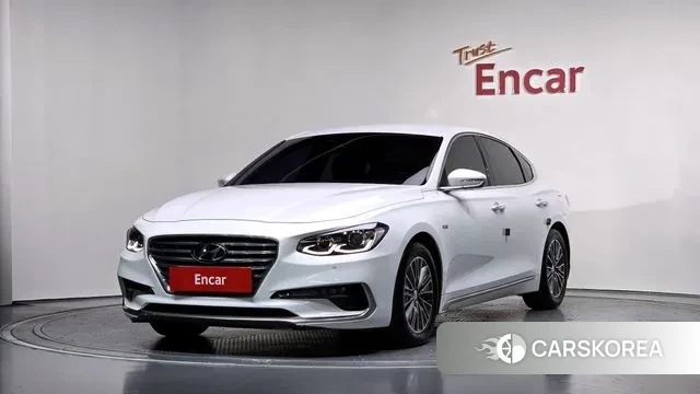 Hyundai Grandeur IG Hybrid 2018 Белый из Кореи
