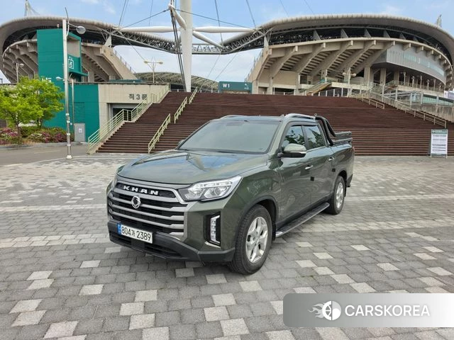 Ssangyong The New Rexton Sports Cannes 2023 Темно-зеленый из Кореи