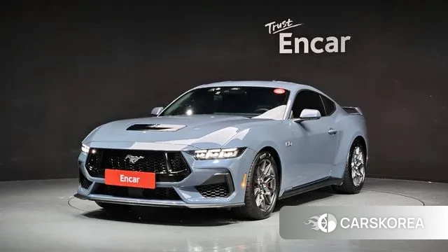 Ford Mustang 7th Generation 2024 Светло-серебряный цвет из Кореи