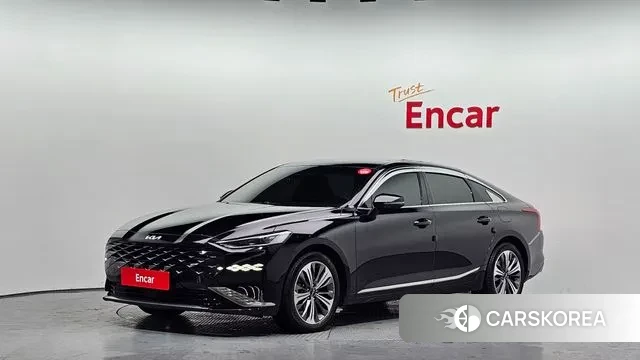 Kia K8 Hybrid 2022 Черный из Кореи