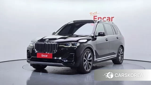 BMW X7 (G07) 2019 Черный из Кореи