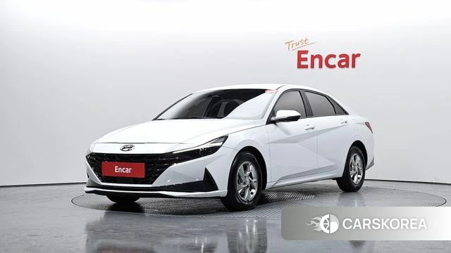 Hyundai Avante (CN7) 2022 Белый из Кореи