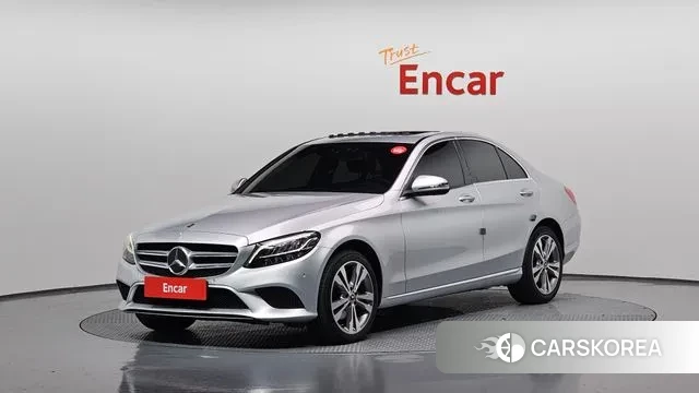 Mercedes-Benz C-Class W205 2020 Серебристо-серый из Кореи