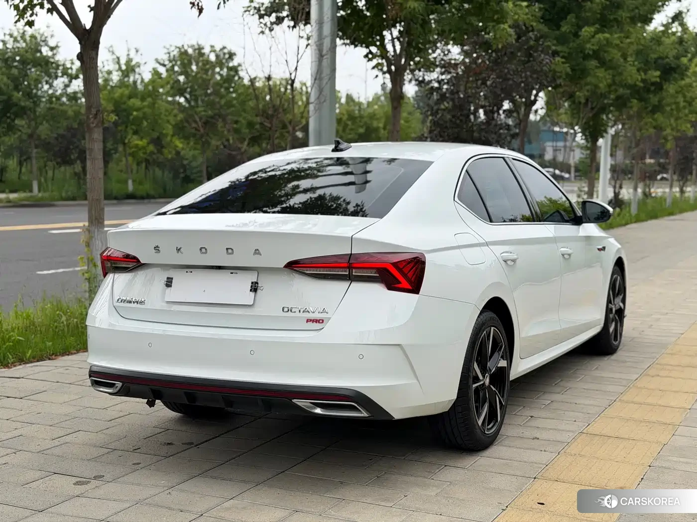 Skoda Octavia 2023 Белый из Китая