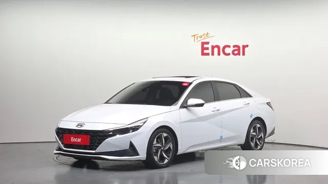 Hyundai Avante (CN7) 2020 Белый из Кореи