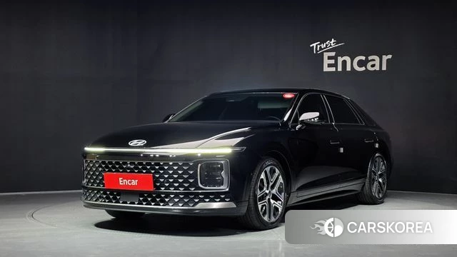Hyundai Grandeur Hybrid (GN7) 2023 Черный из Кореи