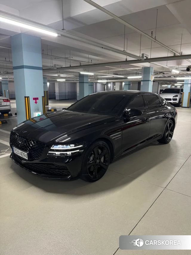 Genesis G80 (RG3) 2020 Черный из Кореи