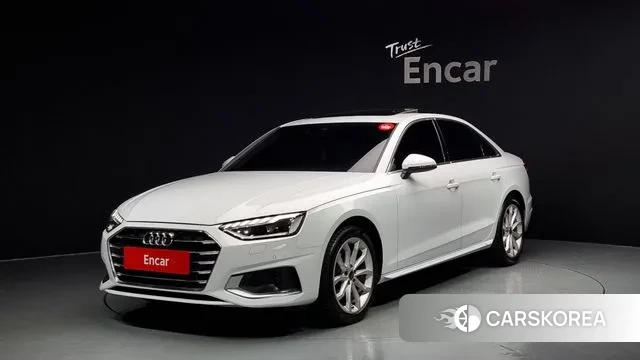 Audi A4 (B9) 2023 Белый из Кореи