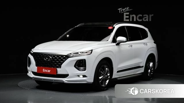 Hyundai Santa Fe TM 2019 Белый из Кореи