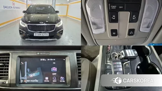 Kia The New Carnival 2018 Черный из Кореи