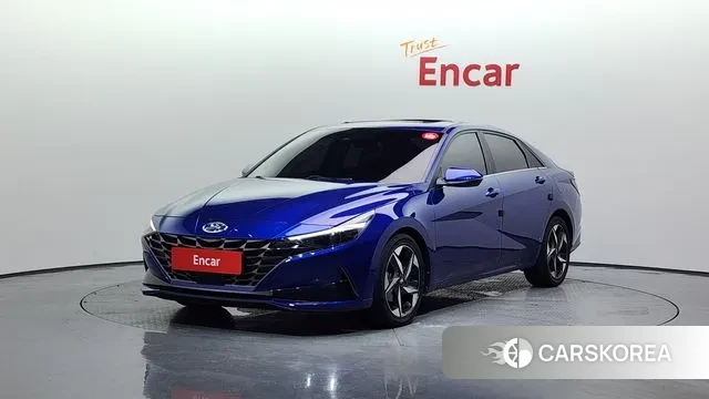 Hyundai Avante (CN7) 2020 Синий из Кореи