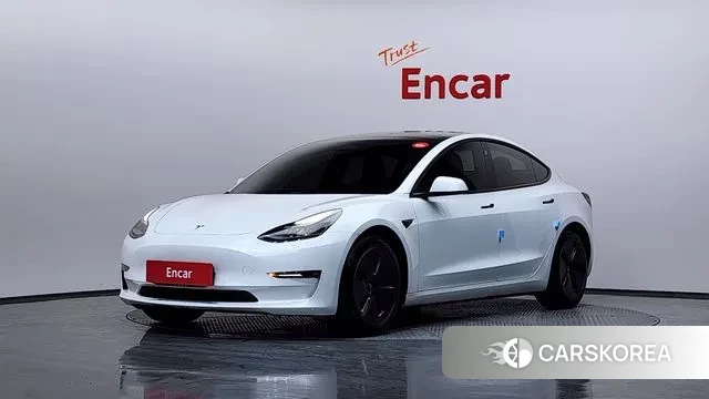 Tesla Model 3 2021 Белый из Кореи