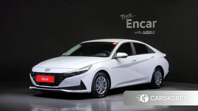 Hyundai Avante (CN7) 2020 Белый из Кореи